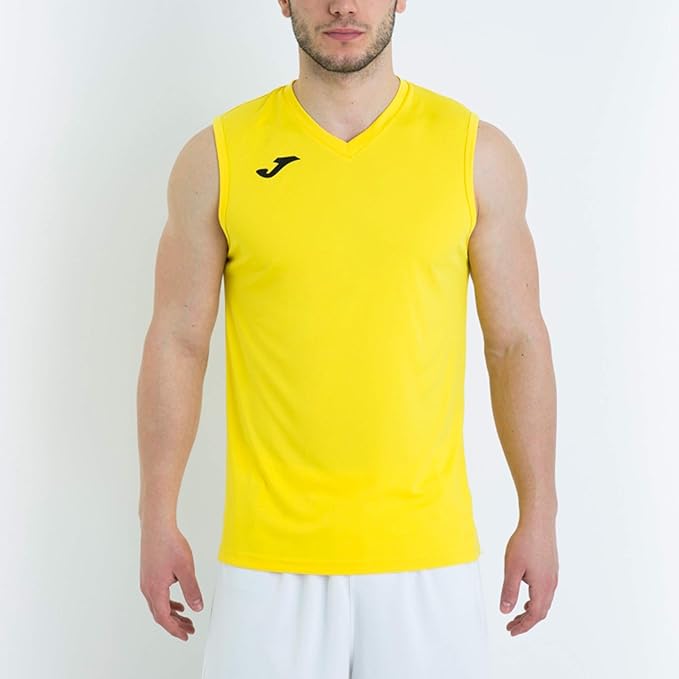 Joma - Camiseta Deportiva Sin Mangas Hombre , S - 3XL - Traspirante e Secado Rápido - Combi