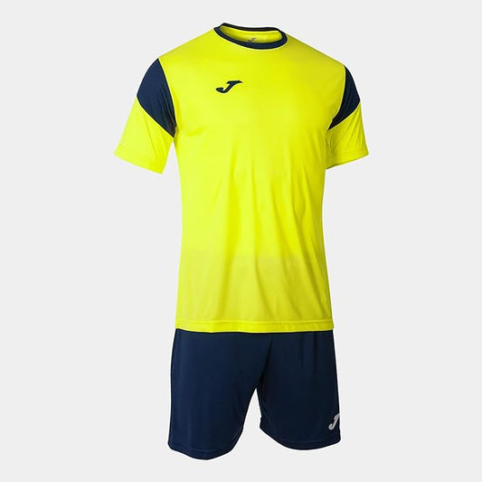 Joma - Conjunto Deportivo , S - 3XL - Camiseta Manga Corta Cuello Redondo y Short con Cintura Elástica y Cordón - Phoenix