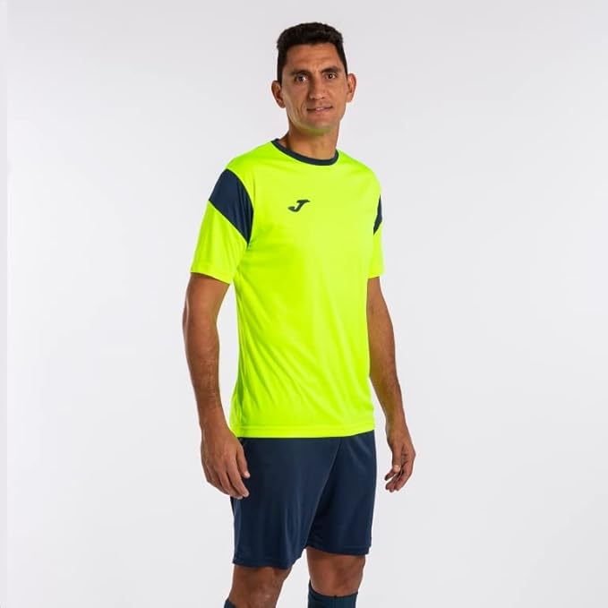Joma - Conjunto Deportivo , S - 3XL - Camiseta Manga Corta Cuello Redondo y Short con Cintura Elástica y Cordón - Phoenix