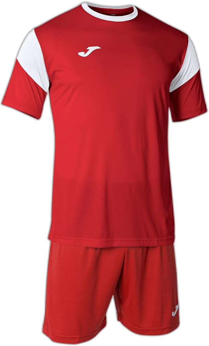 Joma - Conjunto Deportivo , S - 3XL - Camiseta Manga Corta Cuello Redondo y Short con Cintura Elástica y Cordón - Phoenix